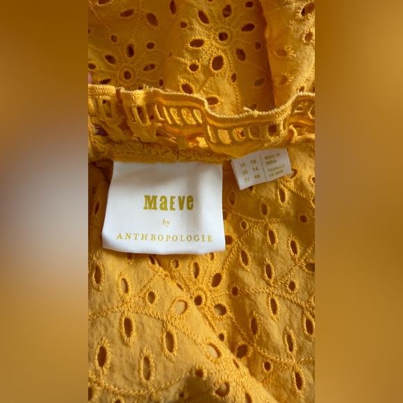 Maeve Eyelet Ruffle Blouse - Picture 4 of 5